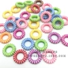 Wholesale of plastic washed striped circle beads, children's toys, beaded bracelets, necklaces and loose beads Item Picture